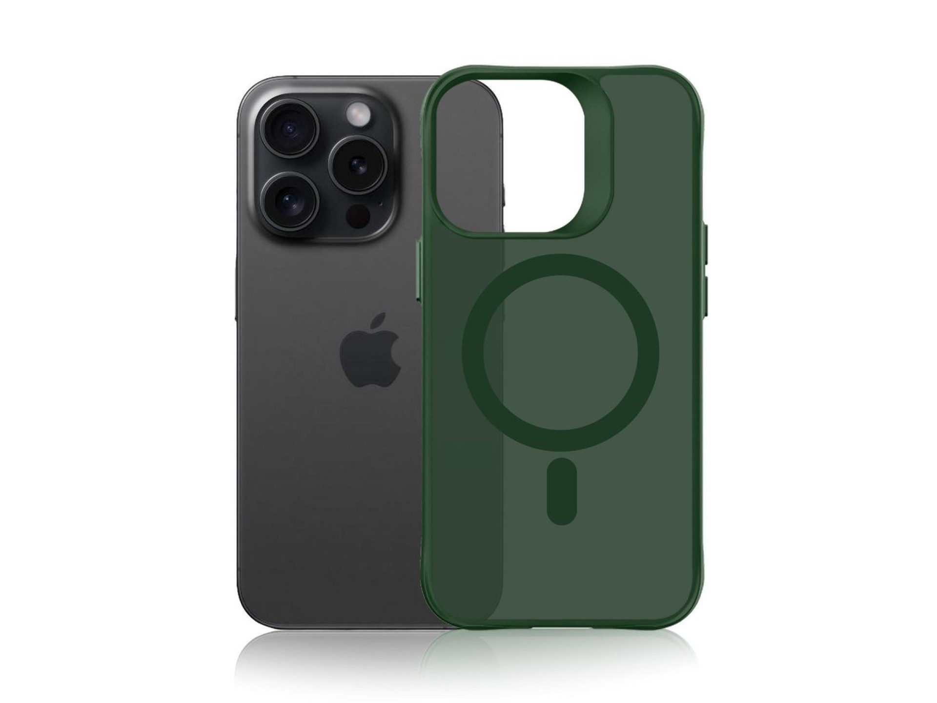 3mk Smoke MagCase for iPhone 16 Pro Max - Green-Translucent