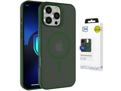 3mk Smoke MagCase for iPhone 16 Pro Max - Green-Translucent 3mk Smoke MagCase for iPhone 16 Pro Max - Green-Translucent