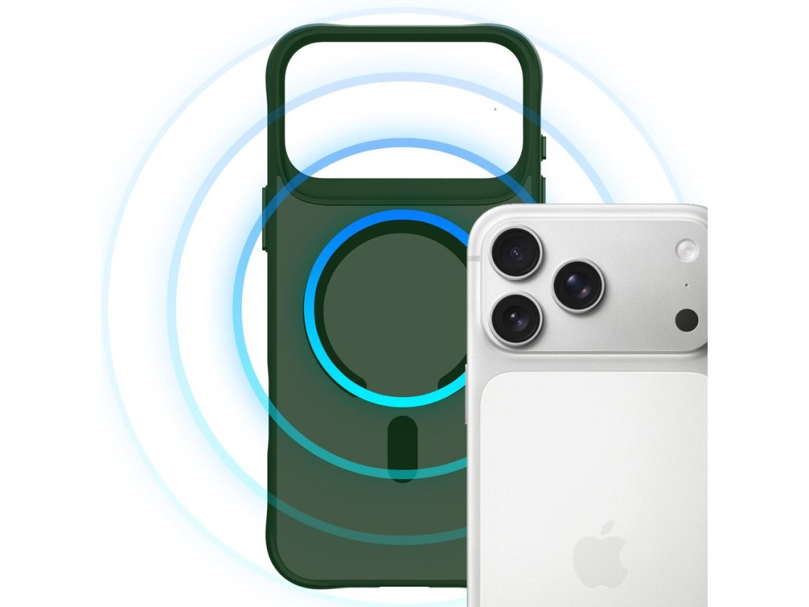 Funda MagCase 3mk Smoke para iPhone 17 Pro - Verde translúcido