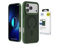 Funda MagCase 3mk Smoke para iPhone 17 Pro - Verde translúcido Funda MagCase 3mk Smoke para iPhone 17 Pro - Verde translúcido
