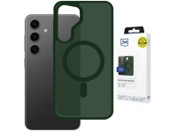 3mk Smoke MagCase para Samsung Galaxy S25 - Verde-Transl�cido