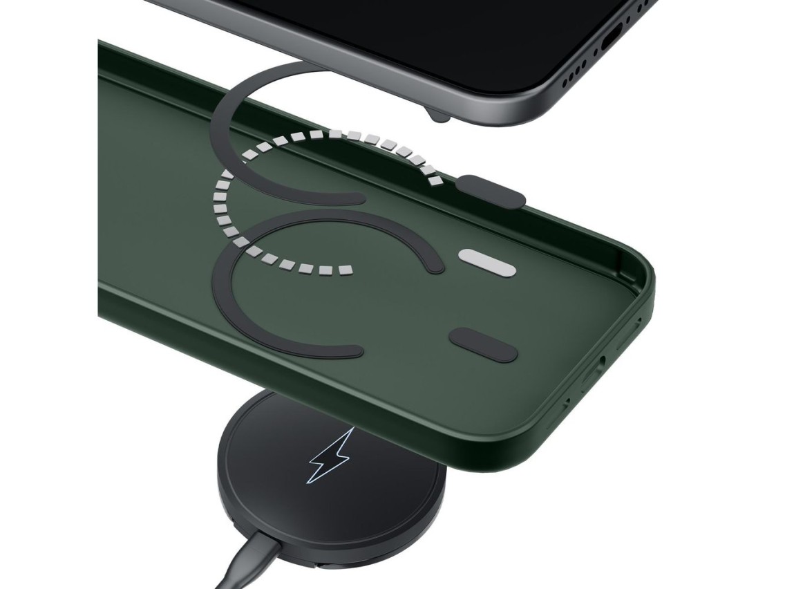 Funda MagCase 3mk Smoke para iPhone 17 Pro - Verde translúcido