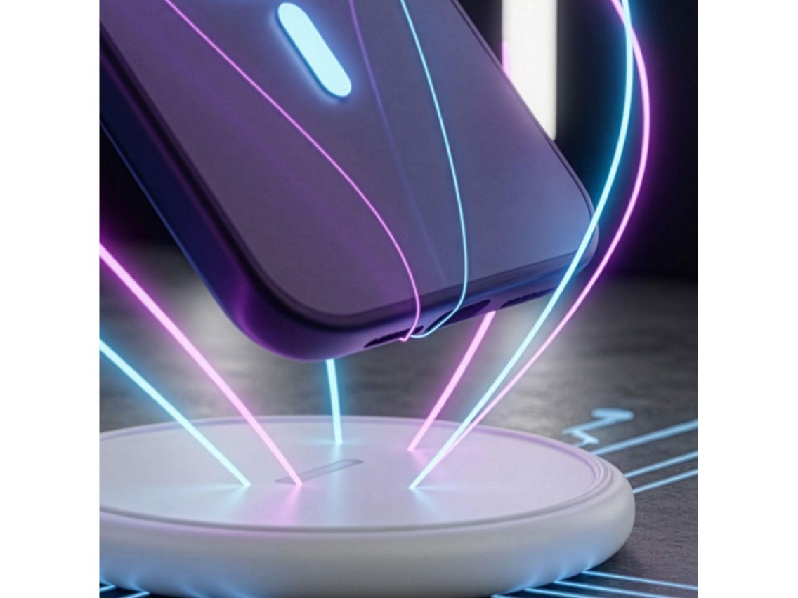 3mk Smoke MagCase for iPhone 16 - purple-translucent