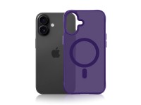 3mk Smoke MagCase for iPhone 16 - purple-translucent