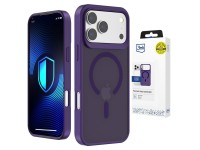 Funda MagCase 3mk Smoke para iPhone 17 Pro - Morado translúcido Funda MagCase 3mk Smoke para iPhone 17 Pro - Morado translúcido