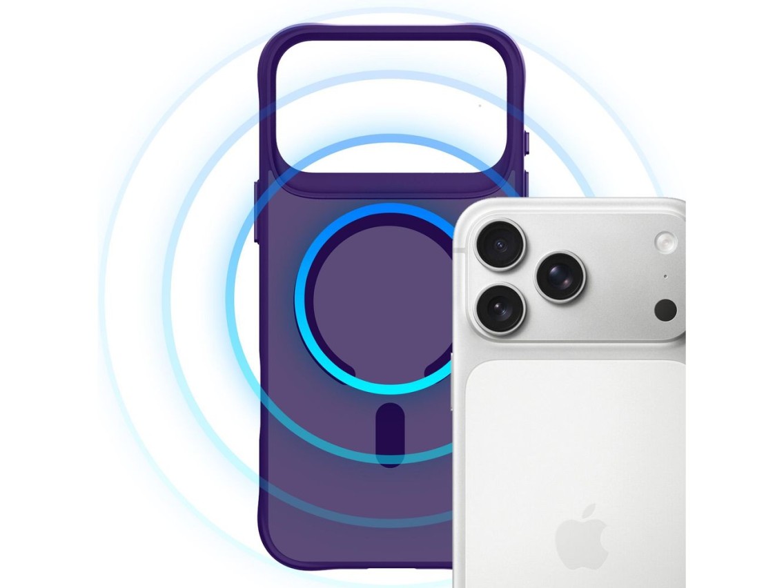 Funda MagCase 3mk Smoke para iPhone 17 Pro - Morado translúcido