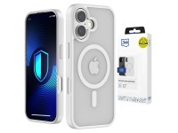 Funda MagCase 3mk Smoke para iPhone 17 - blanco translúcido Funda MagCase 3mk Smoke para iPhone 17 - blanco translúcido