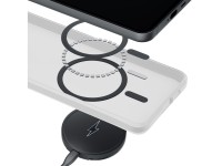Funda MagCase 3mk Smoke para iPhone 17 - blanco translúcido Funda MagCase 3mk Smoke para iPhone 17 - blanco translúcido