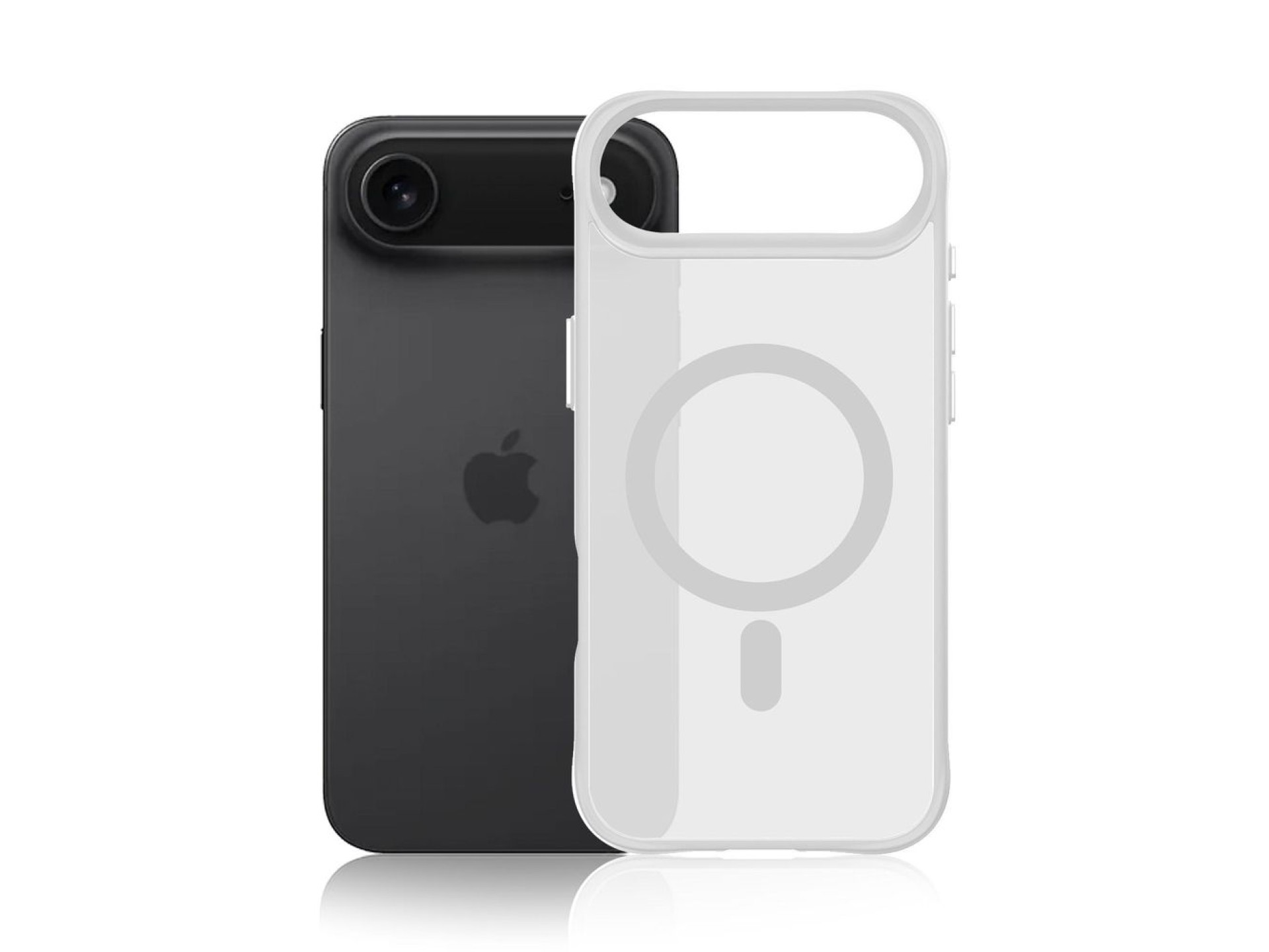 3mk Smoke MagCase for iPhone Air - White-Translucent