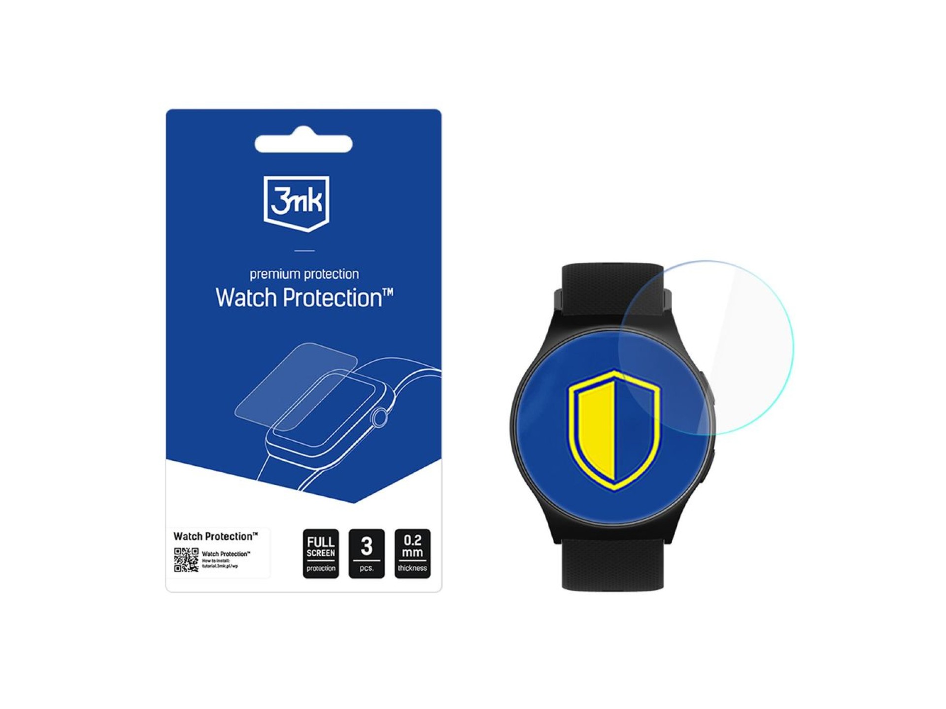 3mk Watch Protection ARC Smartwatch Screen Protector Film for Motorola Moto Watch 47mm