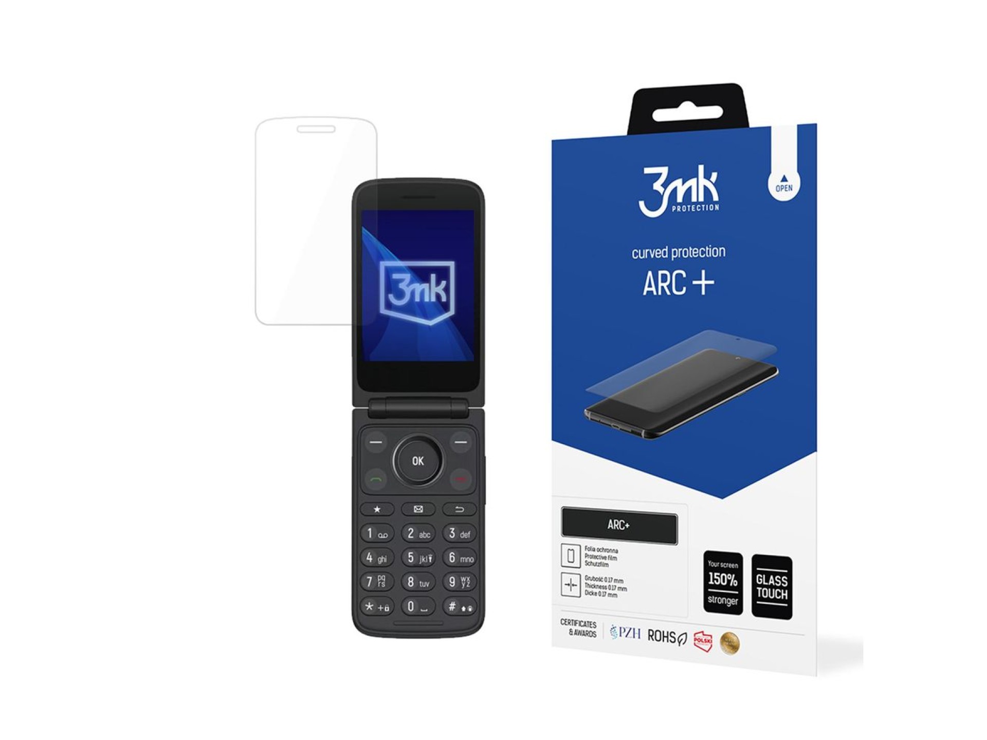 Lámina protectora 3mk ARC+ para TCL OneTouch 4043