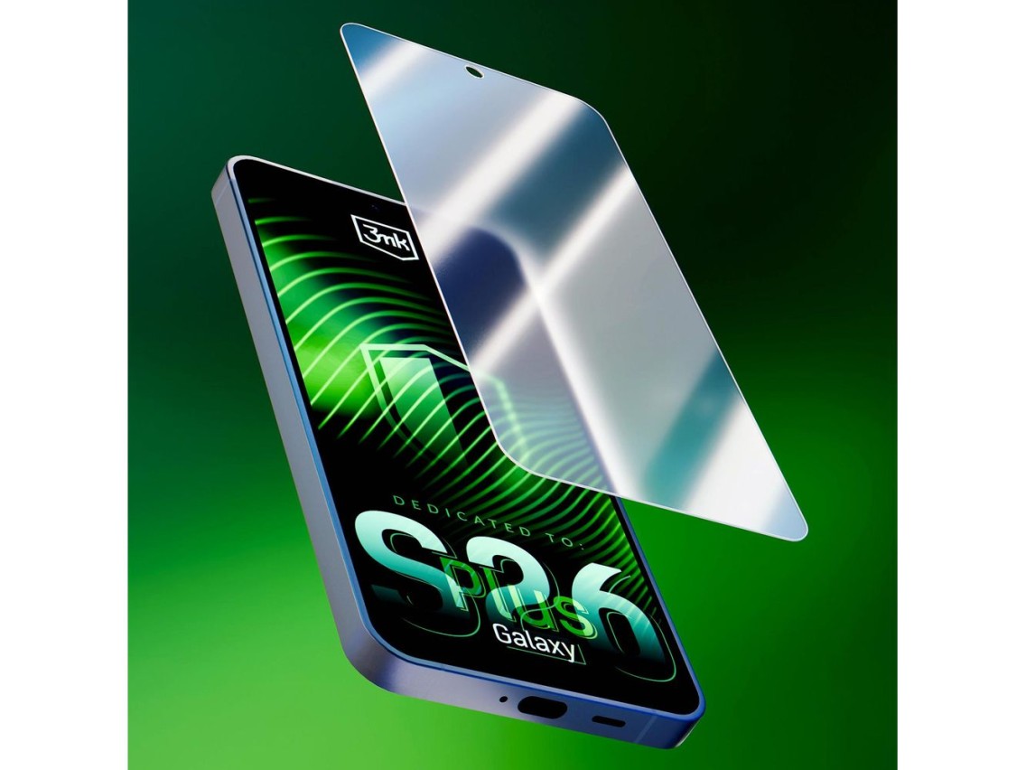 Cristal híbrido flexible 3mk para Samsung Galaxy S26+