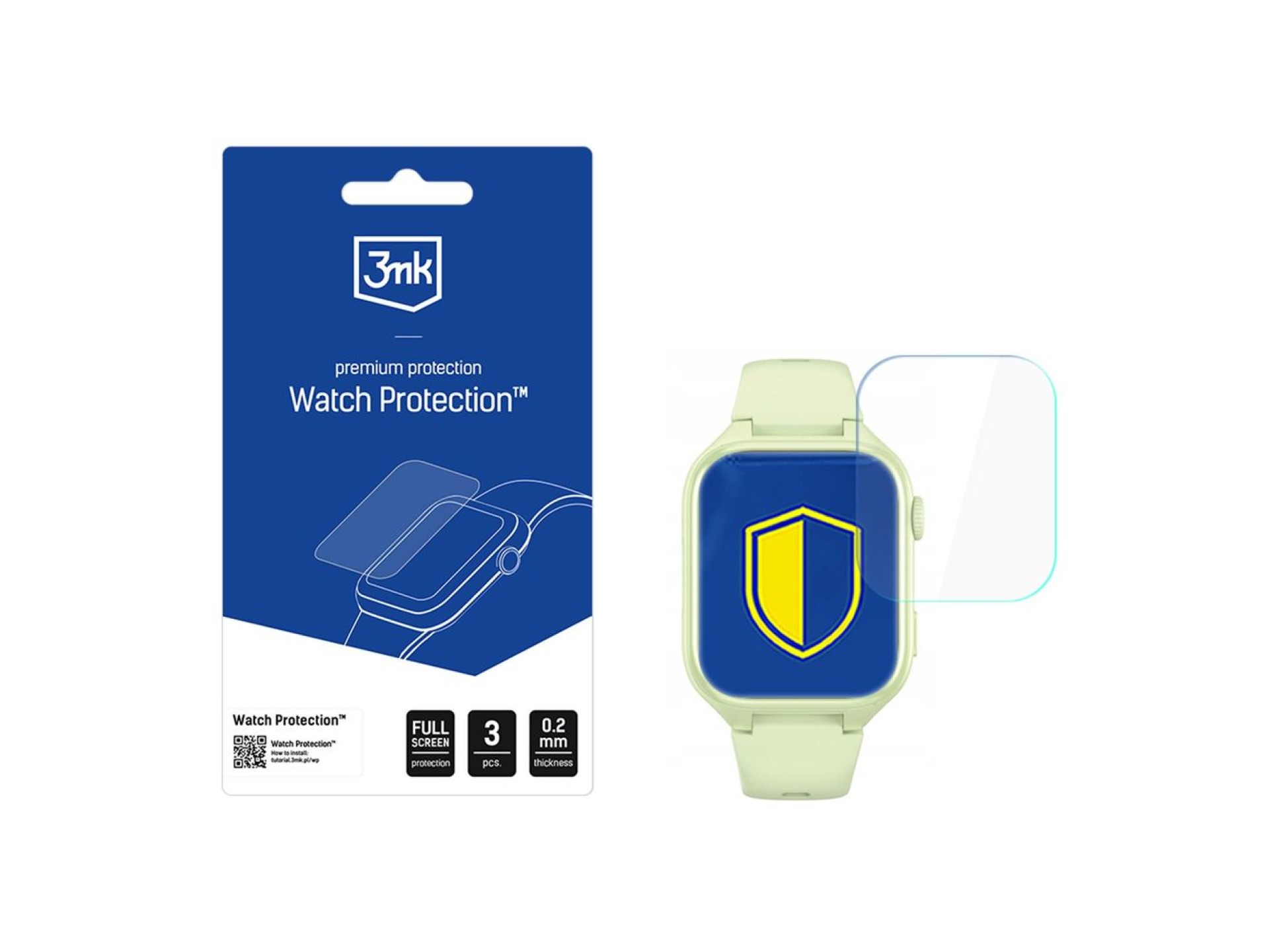 3mk Watch Protection ARC Smartwatch Screen Protector for STELIO Junior 4G / Junior Pro AI 4G