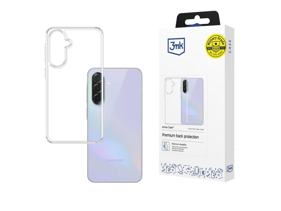 3mk Armor Case for Samsung Galaxy A37 - transparent