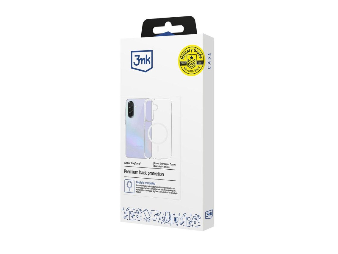 3mk Armor MagCase para Samsung Galaxy A37 - transparente