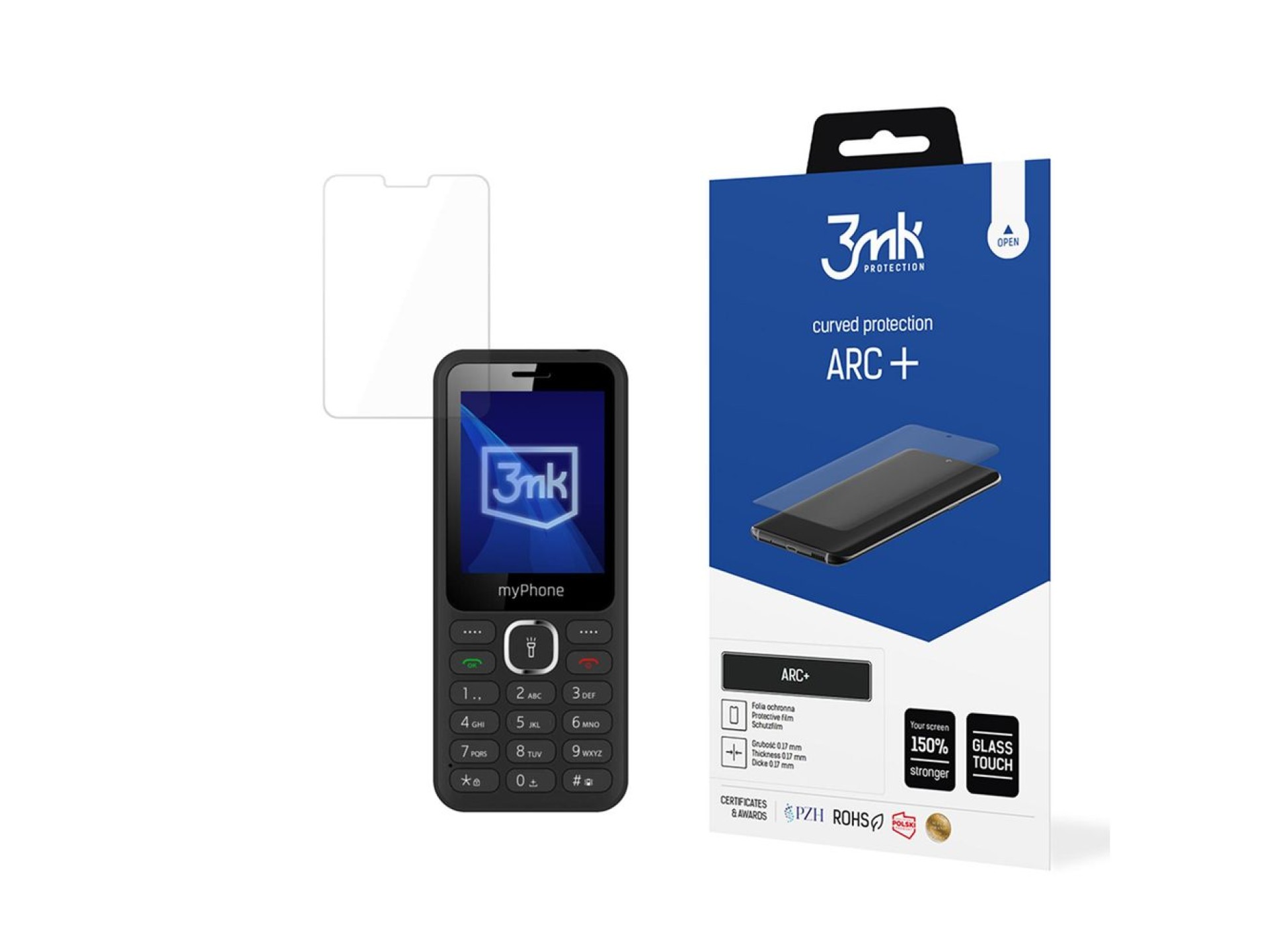 Película protetora 3mk ARC+ para MyPhone 6320
