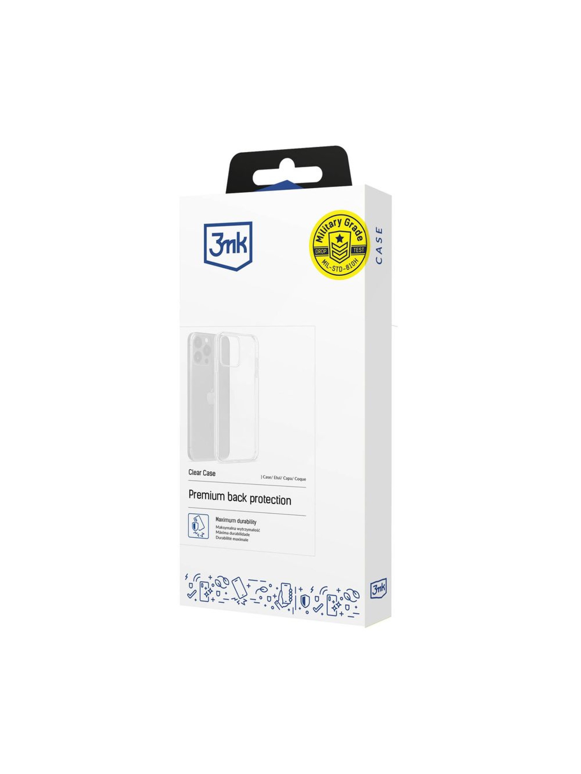 Capa transparente 3mk para OnePlus 15 5G - transparente