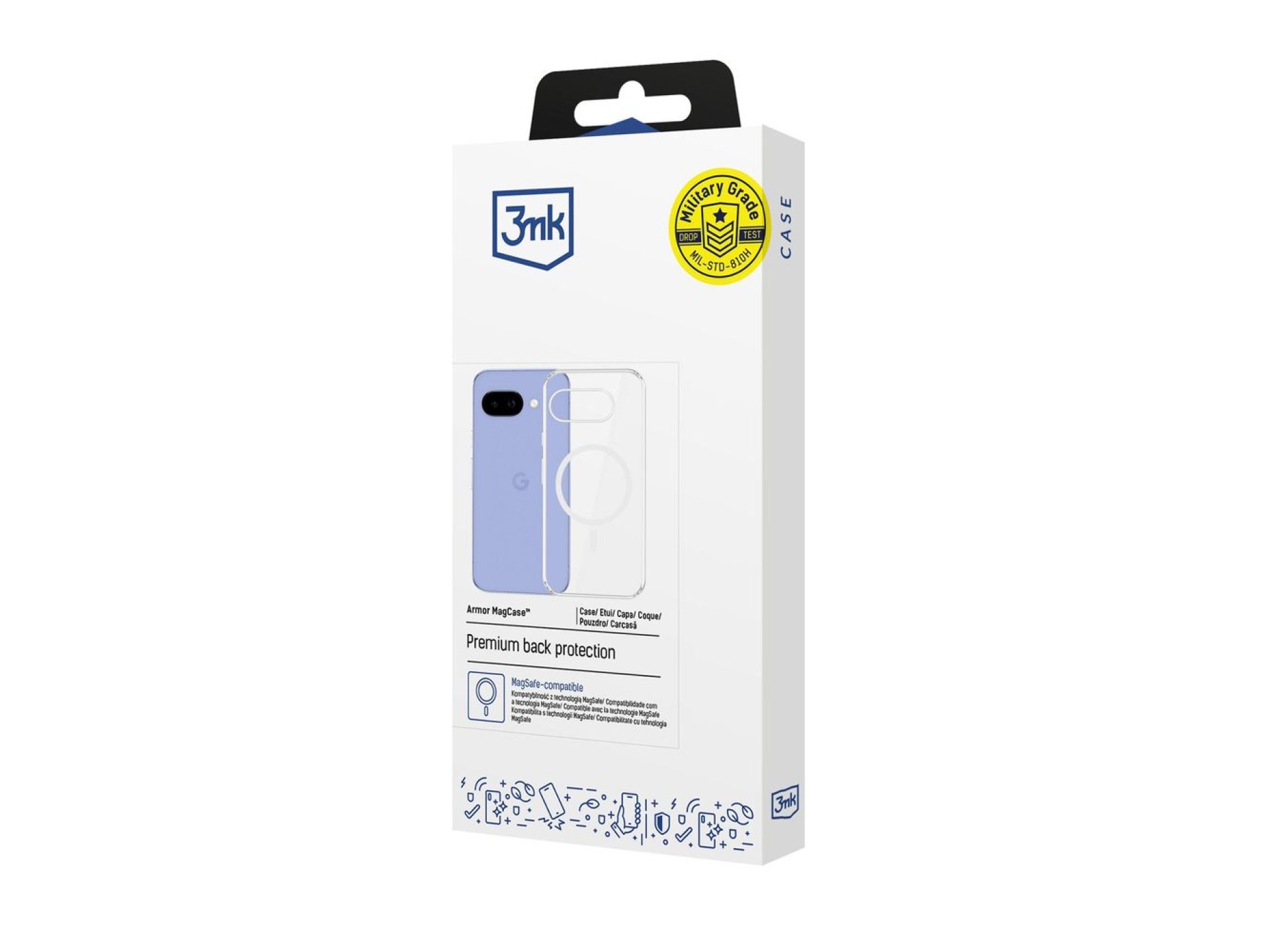 3mk Armor MagCase for Google Pixel 10A - Transparent