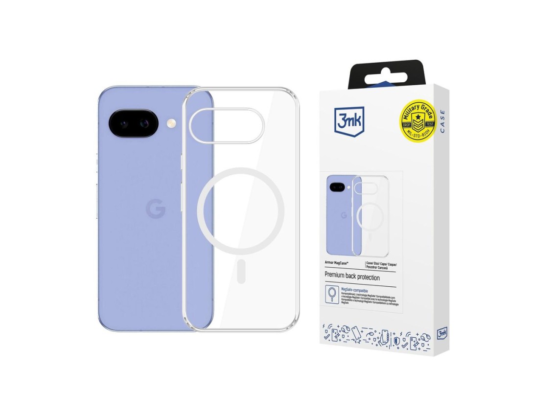 3mk Armor MagCase for Google Pixel 10A - Transparent