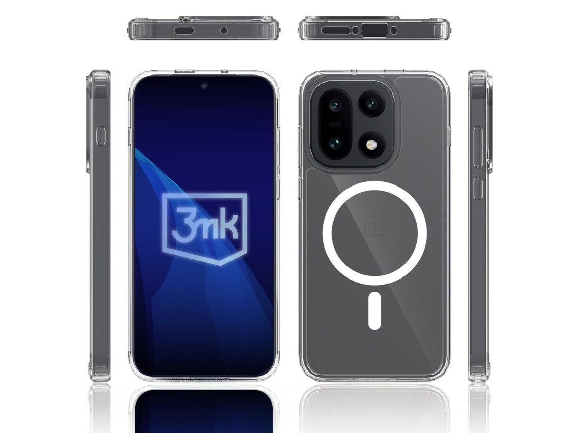 Capa 3mk Armor MagCase para OnePlus 15 5G - Transparente