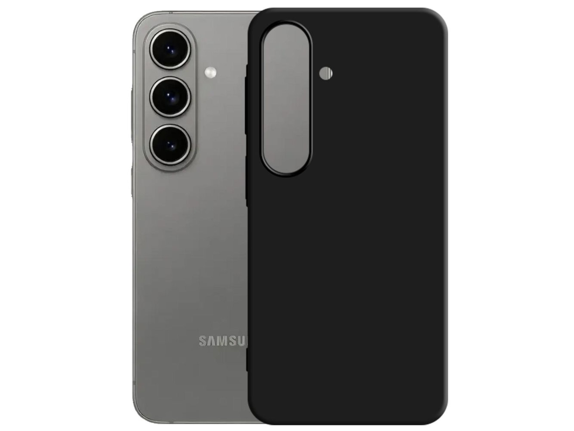 Capa 3mk Matt Pro para Samsung Galaxy A57 - preto fosco