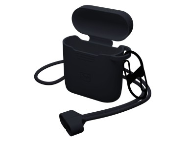 3mk Silicone AirPods Case Black for AirPods 4 - black 3mk Silicone AirPods Case Black for AirPods 4 - black