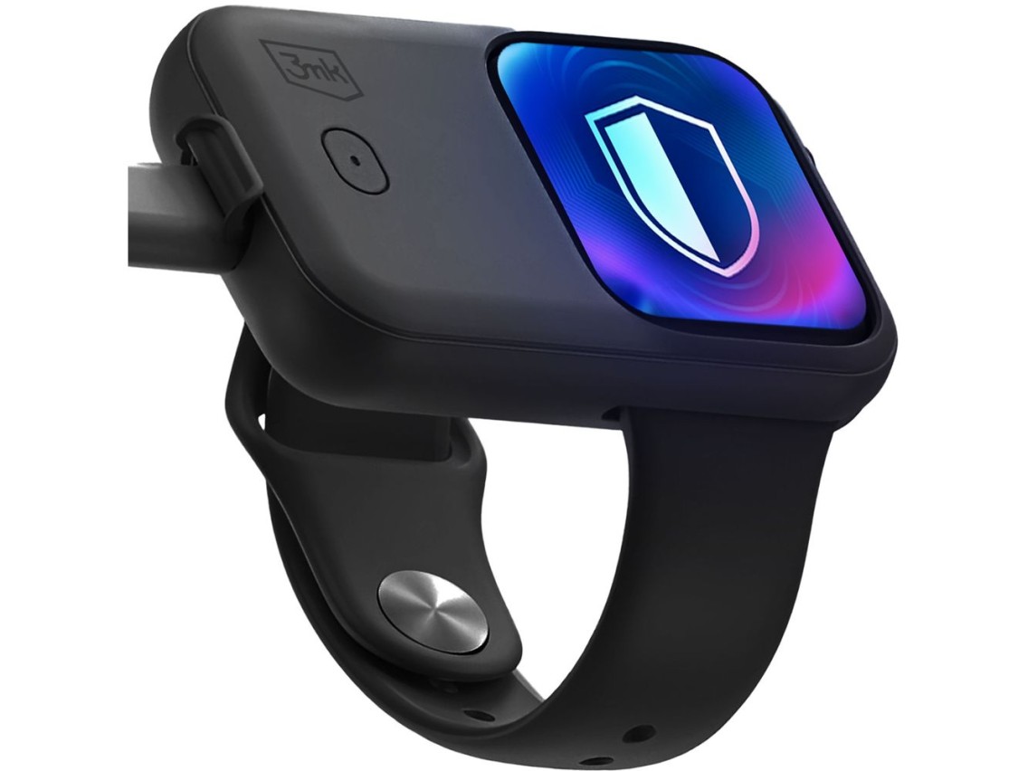 Batería externa 3mk Endurance para Apple Watch de 44 mm/45 mm, 2,5 W, 1200 mAh, USB-C - negra