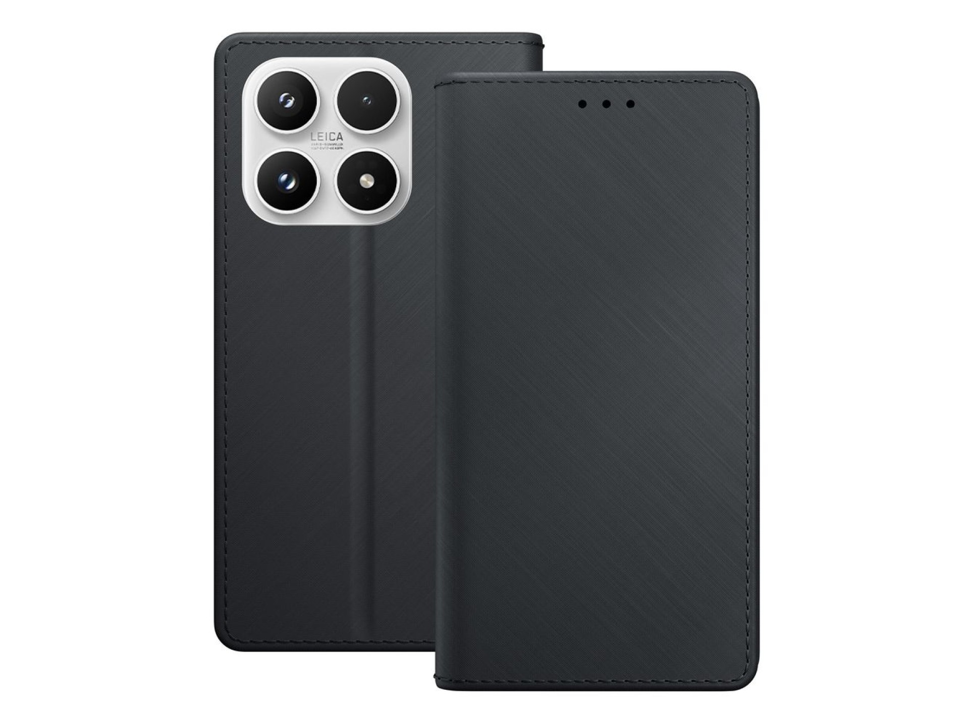 Capa carteira 3mk para Xiaomi 17 - preta