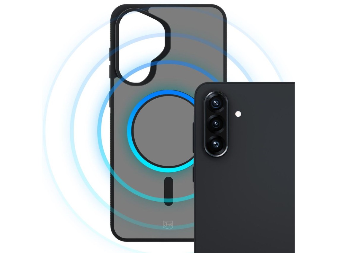 Funda MagCase 3mk Smoke para Samsung Galaxy A57 - Gris translúcido