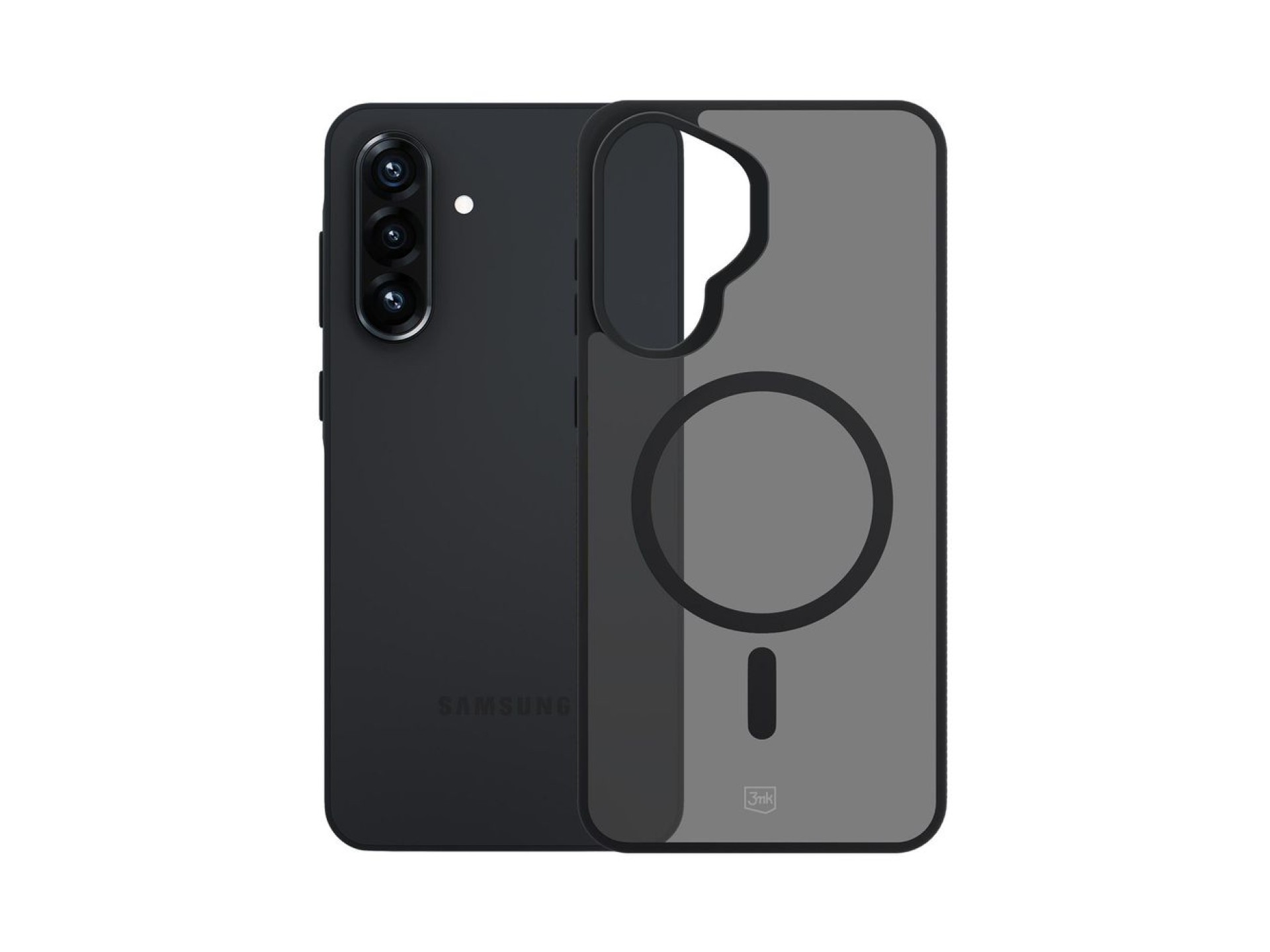 Funda MagCase 3mk Smoke para Samsung Galaxy A57 - Gris translúcido