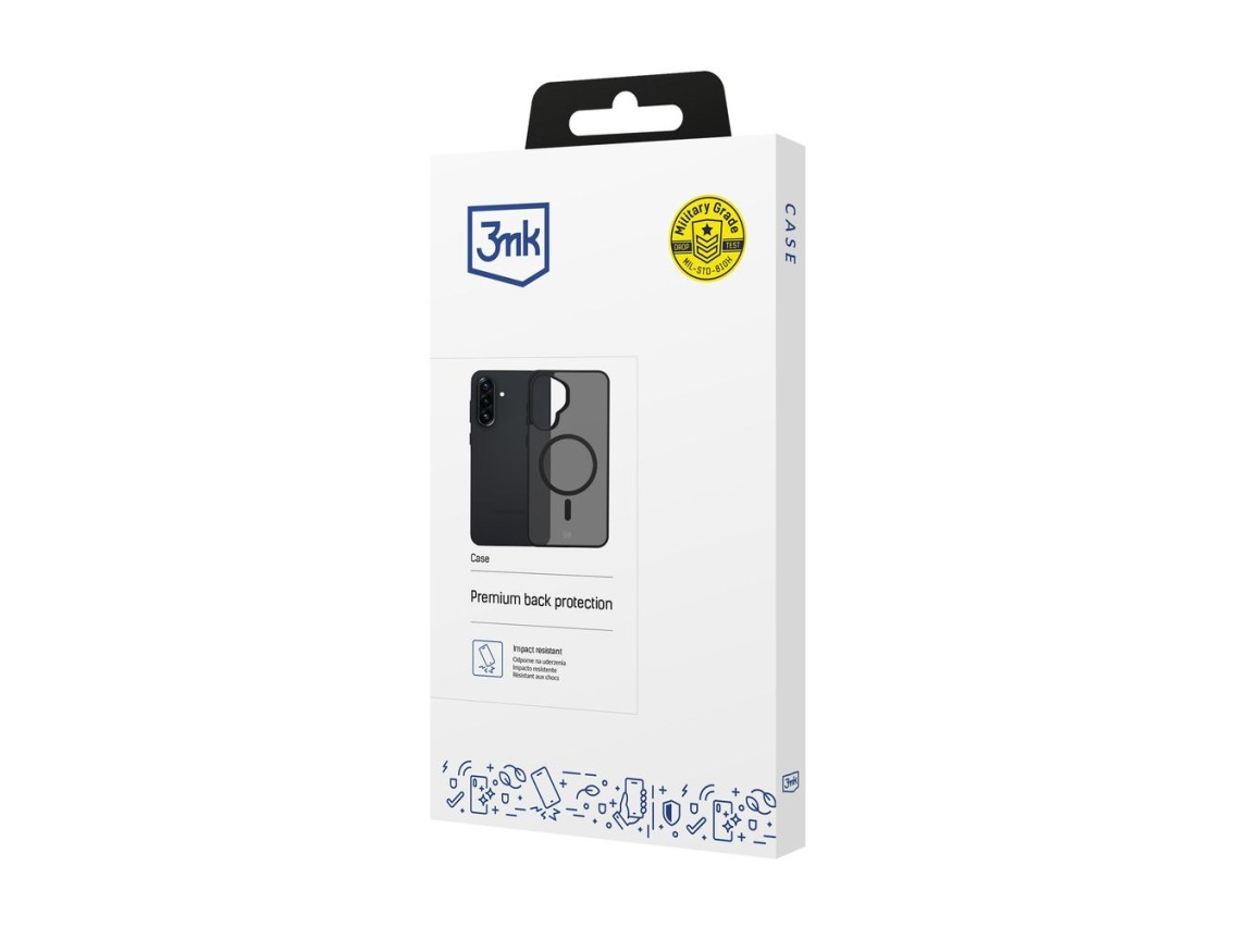 Funda MagCase 3mk Smoke para Samsung Galaxy A57 - Gris translúcido