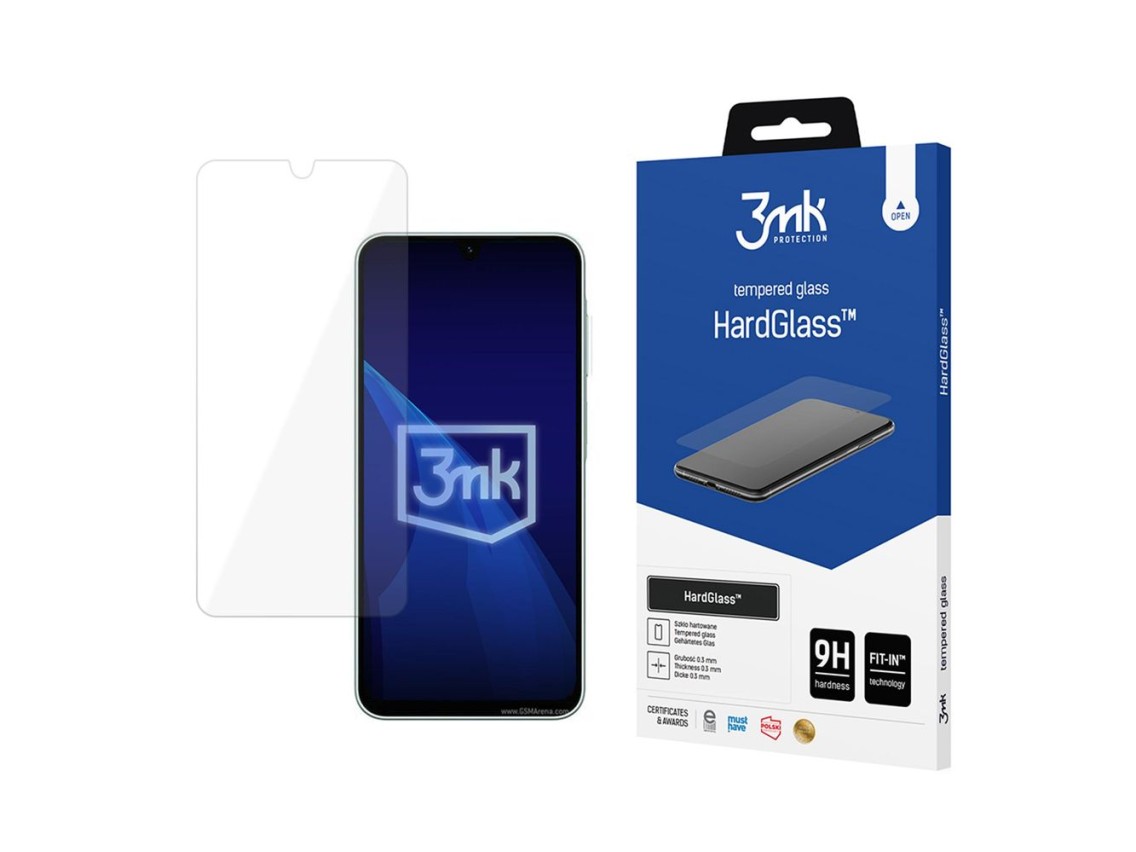 Protector de pantalla de vidrio templado 3mk HardGlass para Samsung Galaxy A27 5G