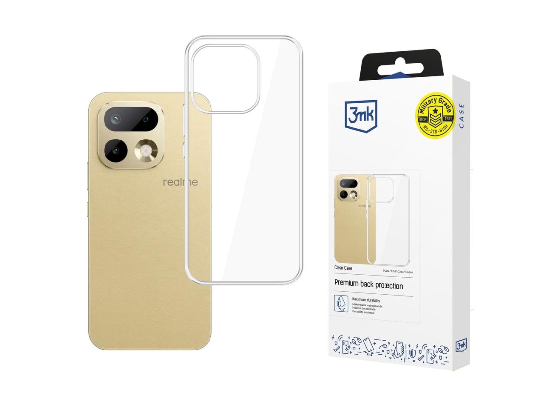 3mk Clear Case for Realme 16 Pro 5G - Transparent