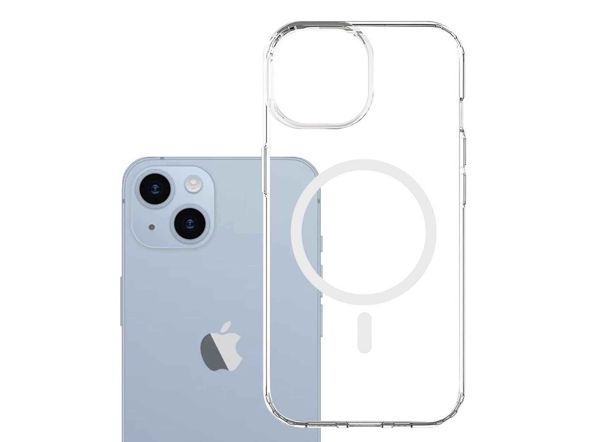 Funda 3mk Armor Magcase para iPhone 14 Plus - Transparente
