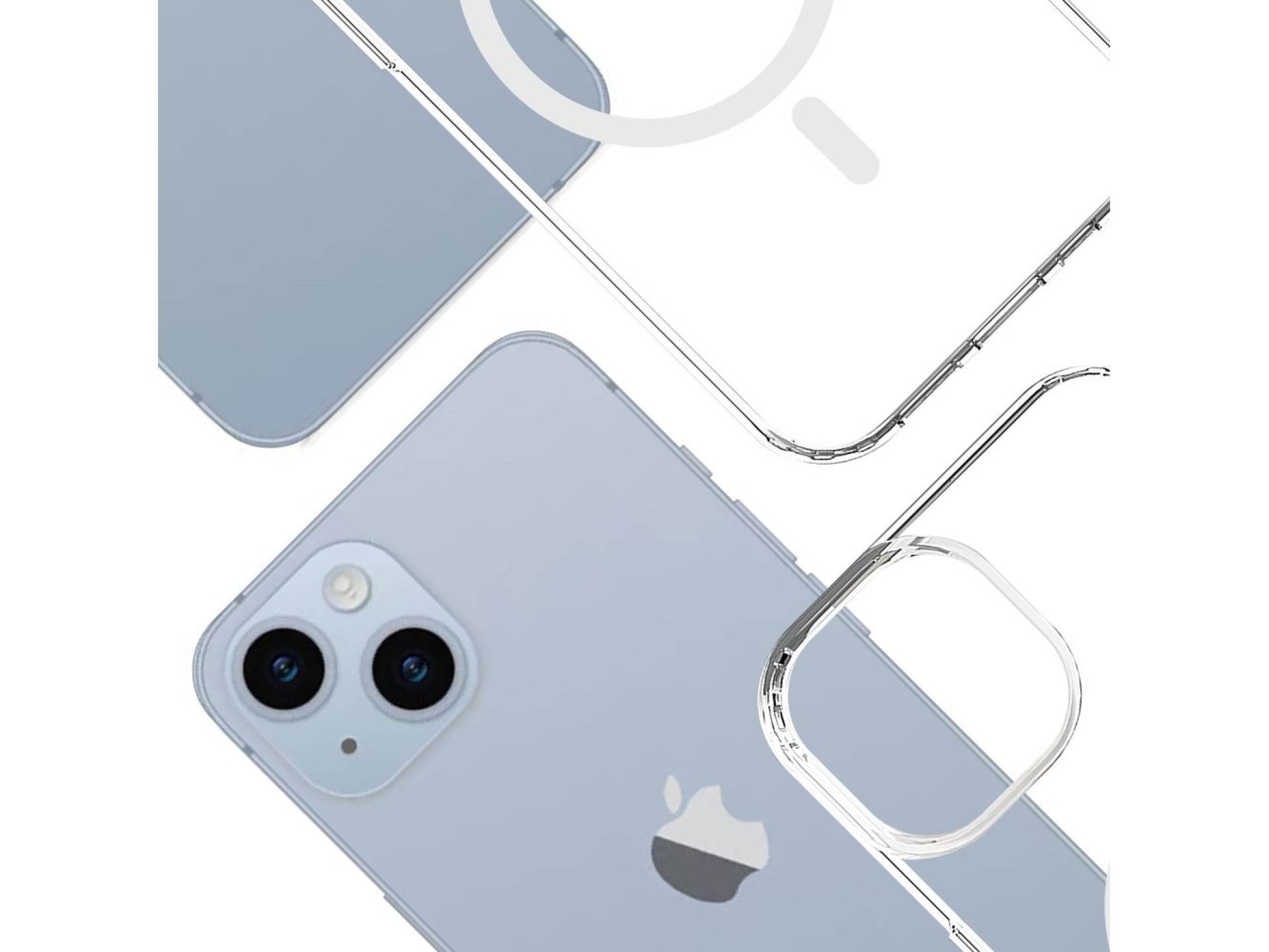 Funda 3mk Armor Magcase para iPhone 14 Plus - Transparente