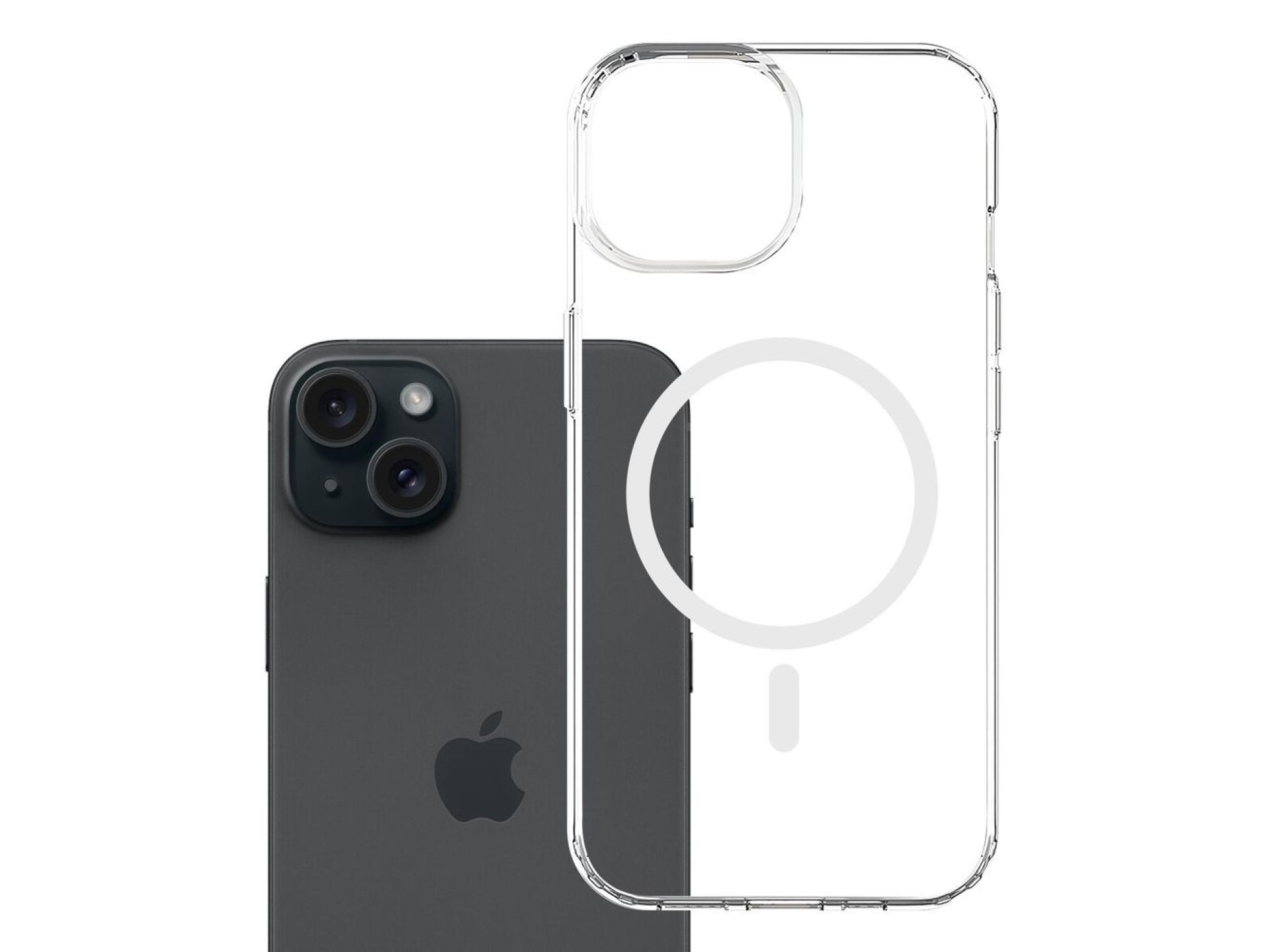3mk Armor Magcase for iPhone 15 Plus - Transparent