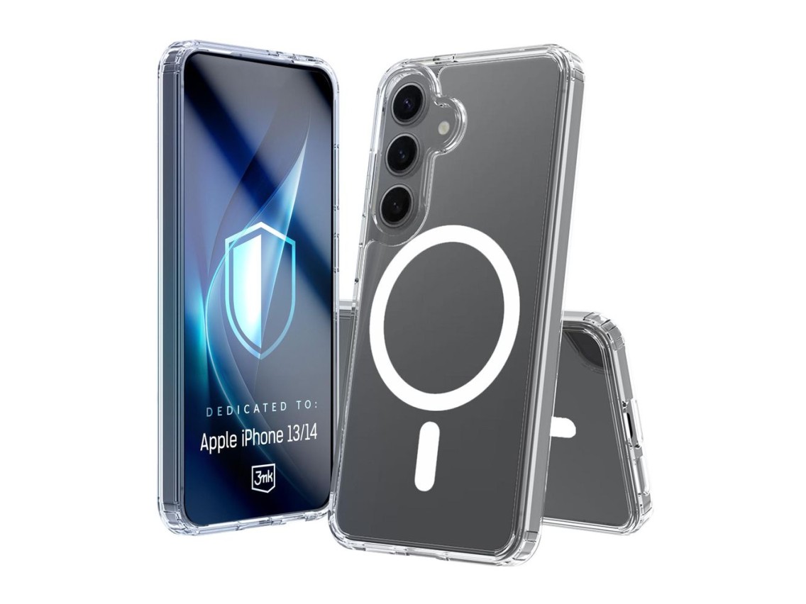 Funda magnética 3mk Armor para Samsung Galaxy S24+ - transparente
