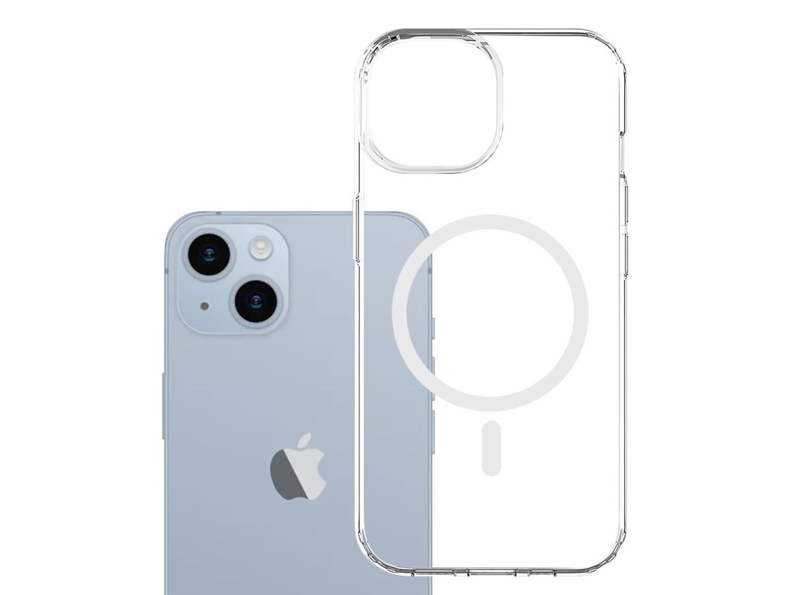 Funda 3mk Armor Magcase para iPhone 14 Plus - Transparente