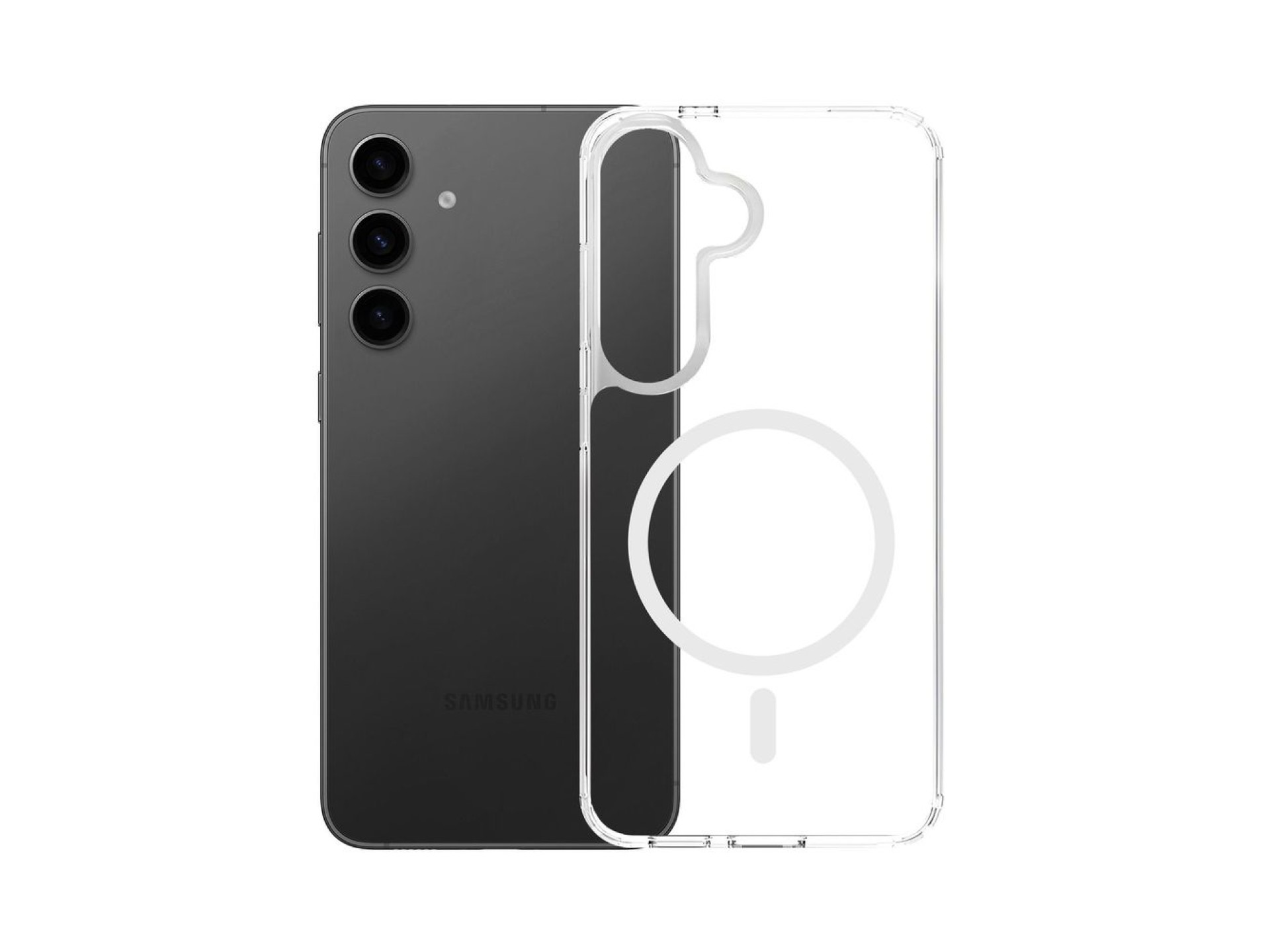 Funda magnética 3mk Armor para Samsung Galaxy S24+ - transparente
