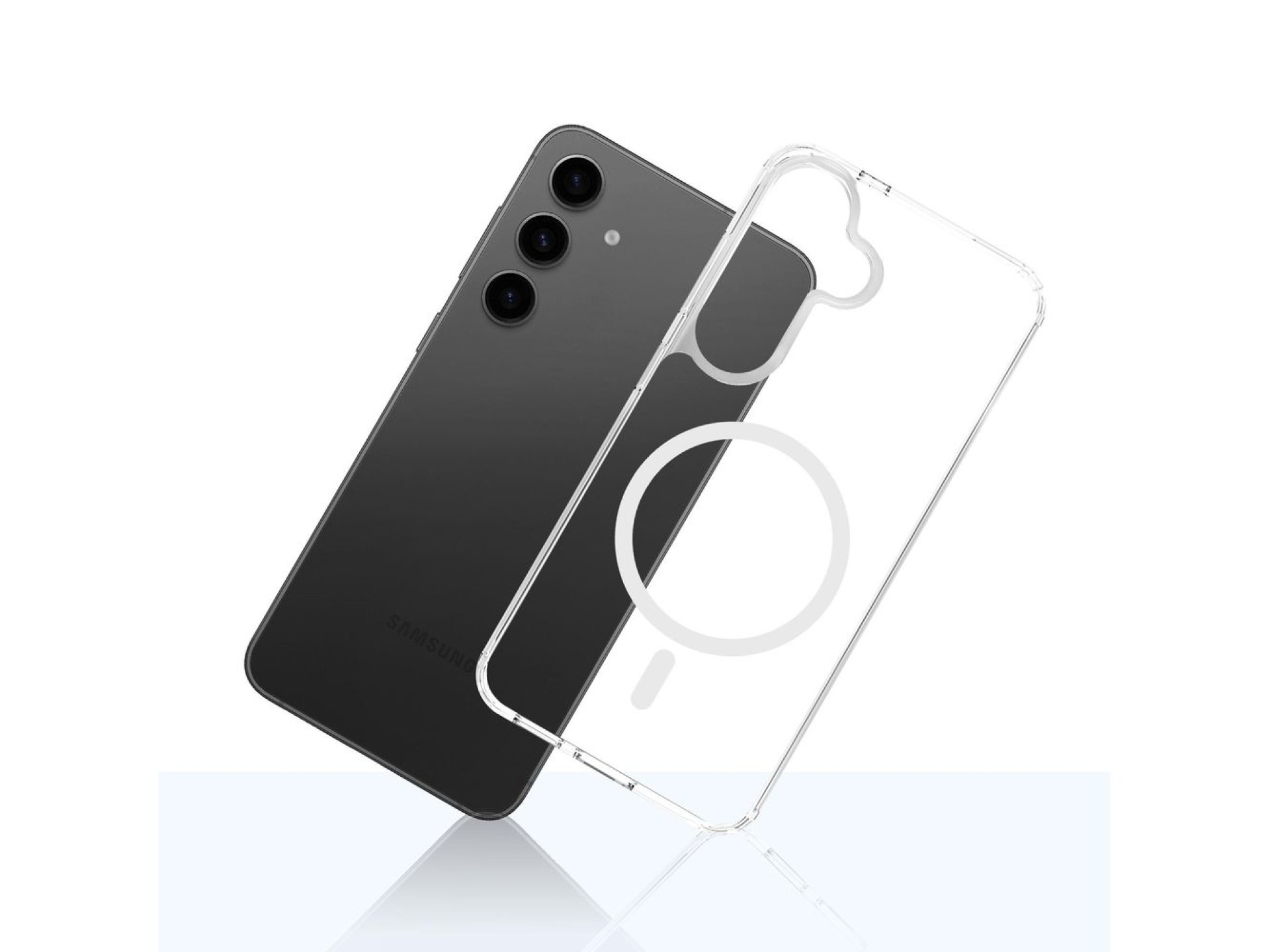 Funda magnética 3mk Armor para Samsung Galaxy S24+ - transparente