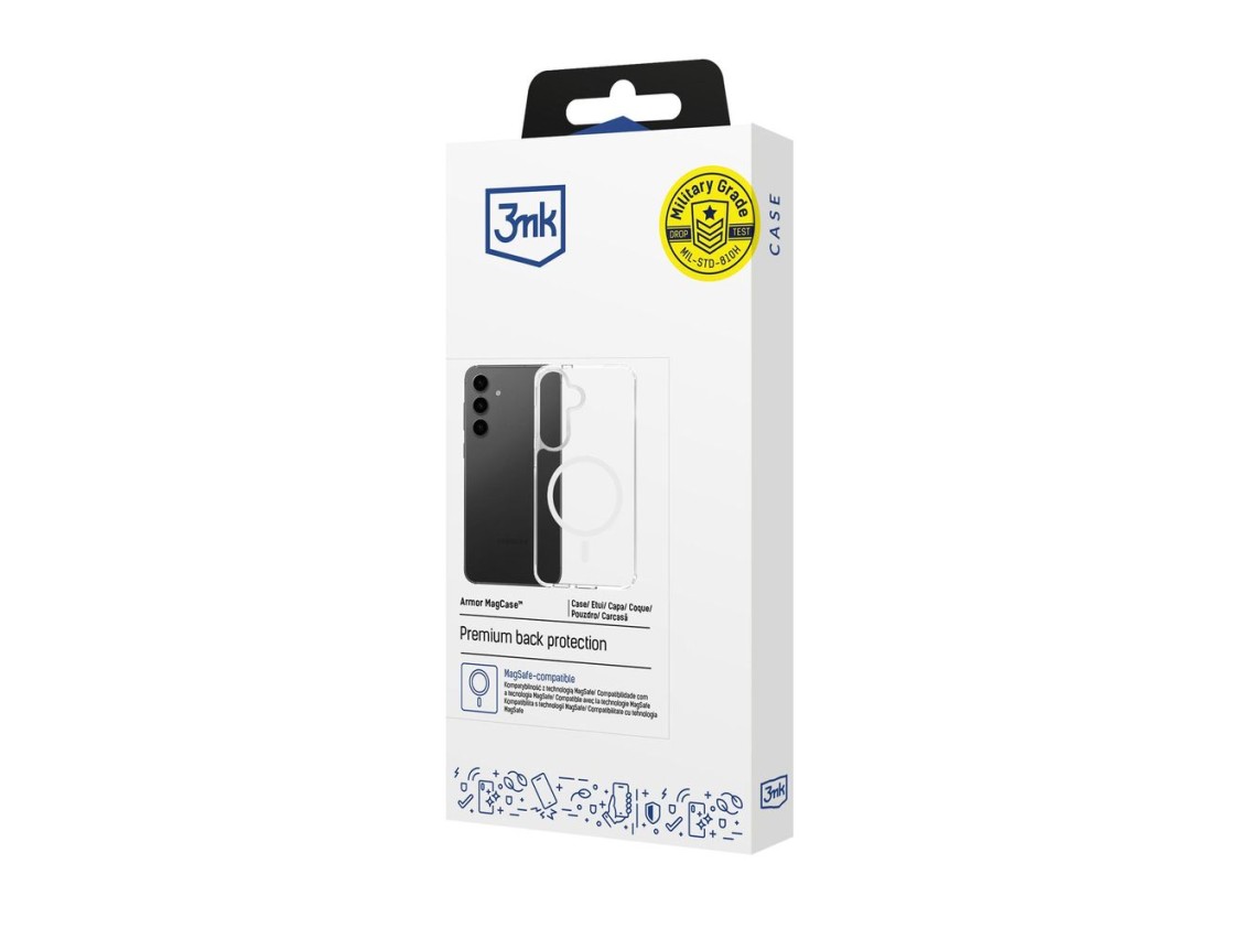 Funda magnética 3mk Armor para Samsung Galaxy S24+ - transparente