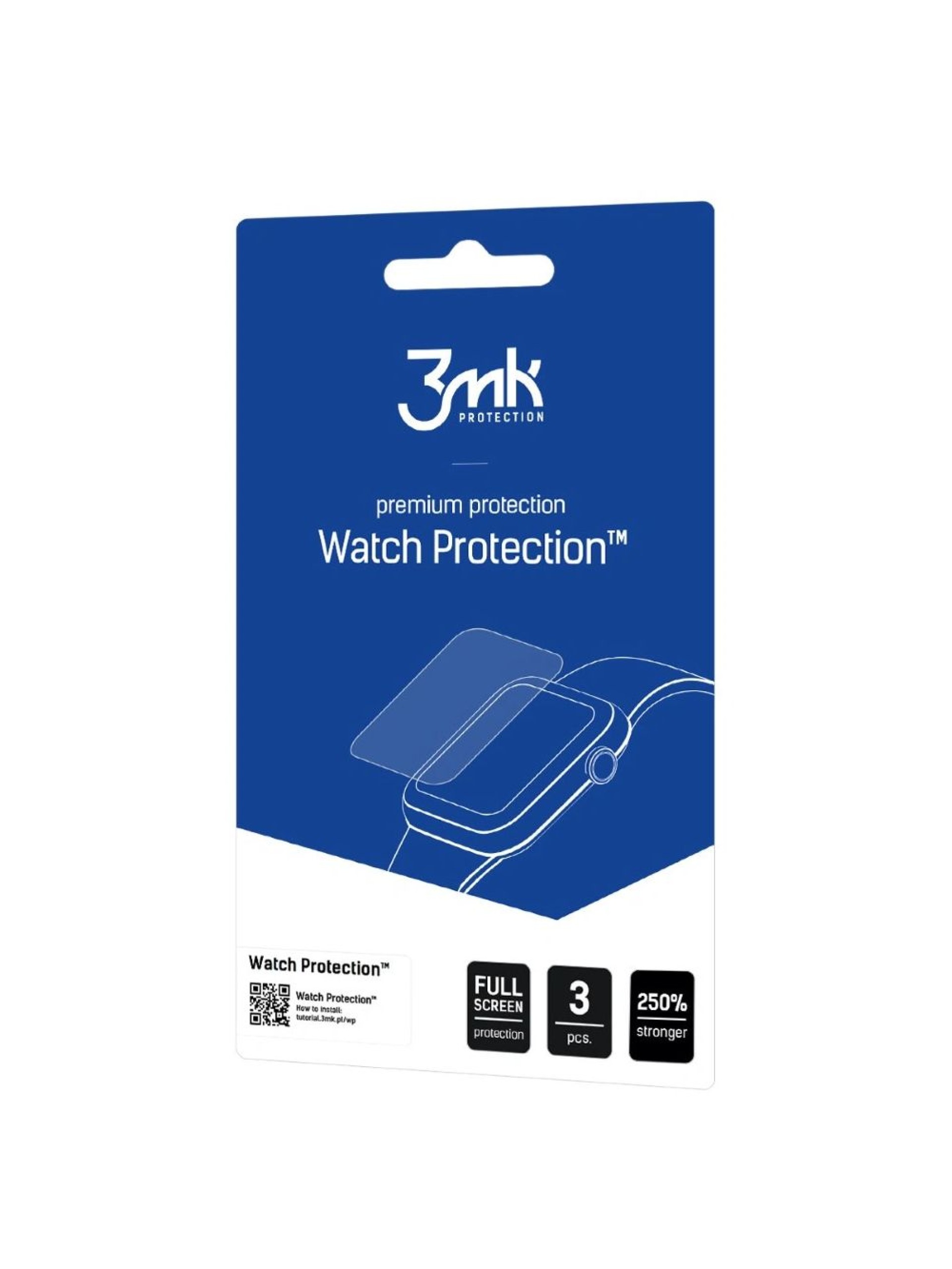 Protective film for the 3mk Watch Protection ARC smartwatch screen on Garett Signature Flow