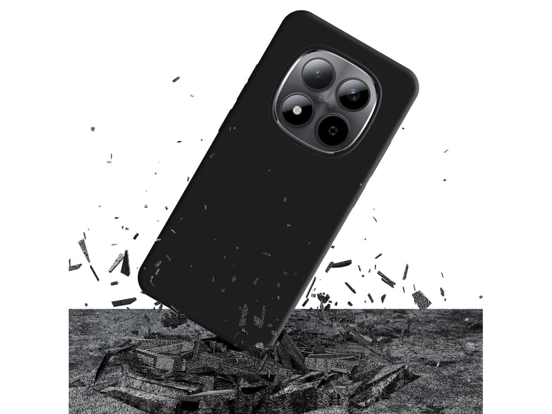 3mk Matt Case Pro for Redmi Note 15 Pro - matte black