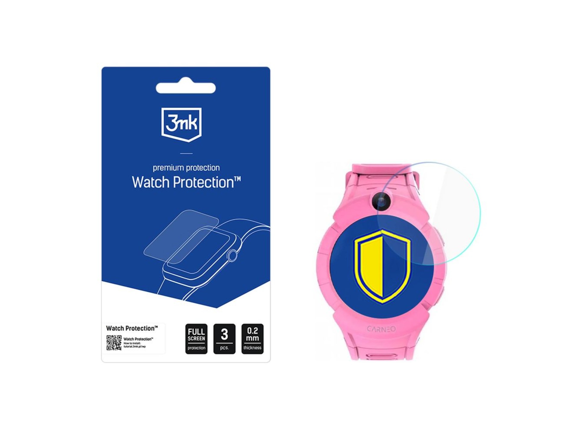 Cristal híbrido para la pantalla del reloj inteligente 3mk Watch Protection FlexibleGlass en Carneo