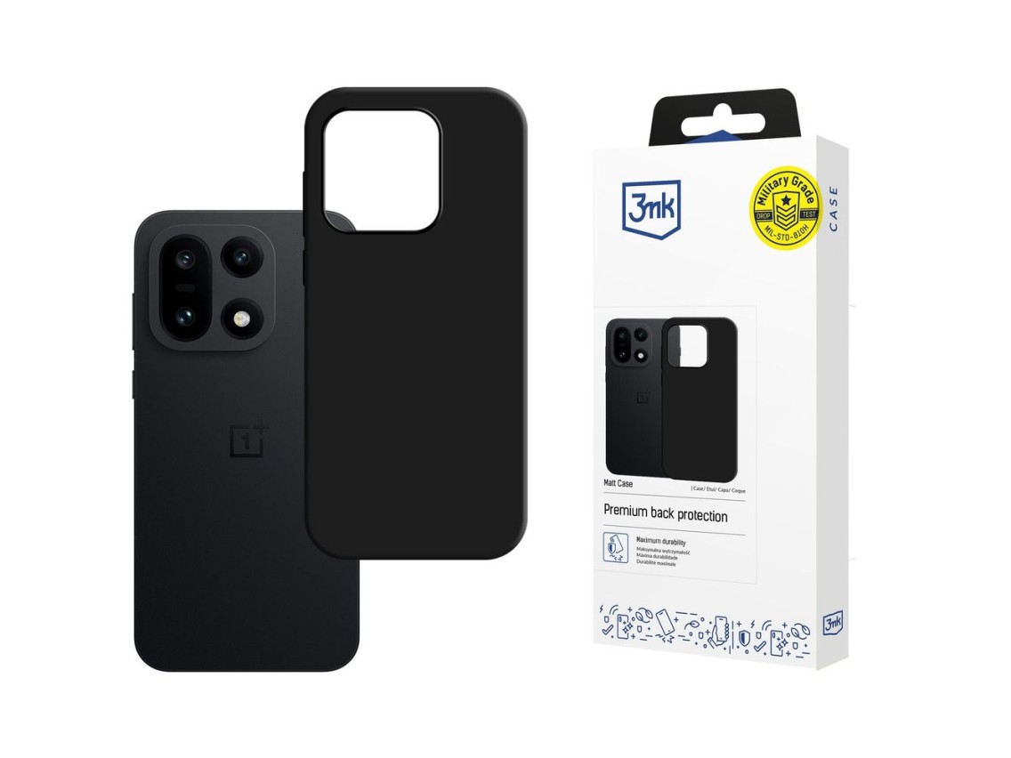 Funda 3mk Matt para OnePlus 15 5G - Negro mate
