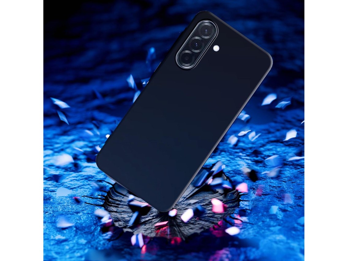 Capa 3mk Matt Pro para Samsung Galaxy A37 - preto fosco