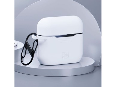 Accessories - Apple AirPods 4 - 3mk Silicone AirPods Case White
