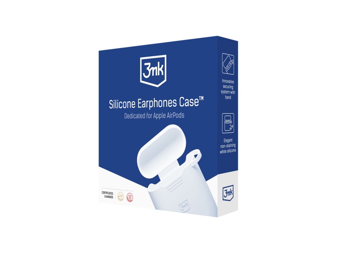 Accessories - Apple AirPods 4 - 3mk Silicone AirPods Case White