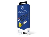 3mk Hyper Cable N-SERIES 6 in 1 USB-C / USB-A to USB-C / Lightning / Micro 1.2m QC 3.0 9V / 2A 18W - 3mk Hyper Cable N-SERIES 6 in 1 USB-C / USB-A to USB-C / Lightning / Micro 1.2m QC 3.0 9V / 2A 18W -