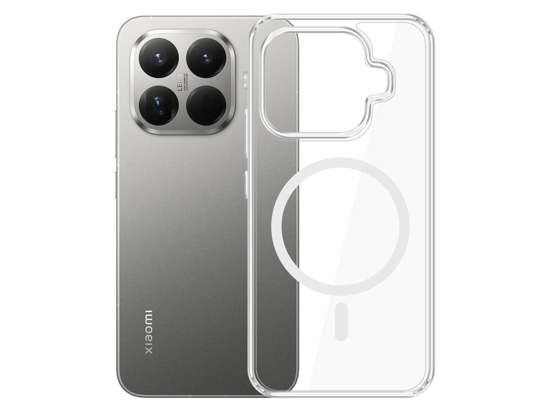 Funda 3mk Armor MagCase para Xiaomi 15T Pro 5G - Transparente